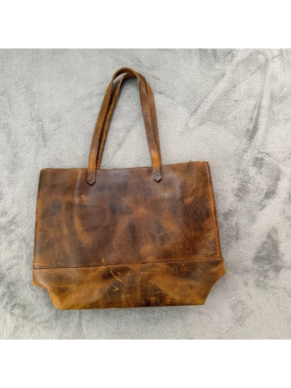 Kodiak Brown Leather Juneau Tote Large Shoulder Bag